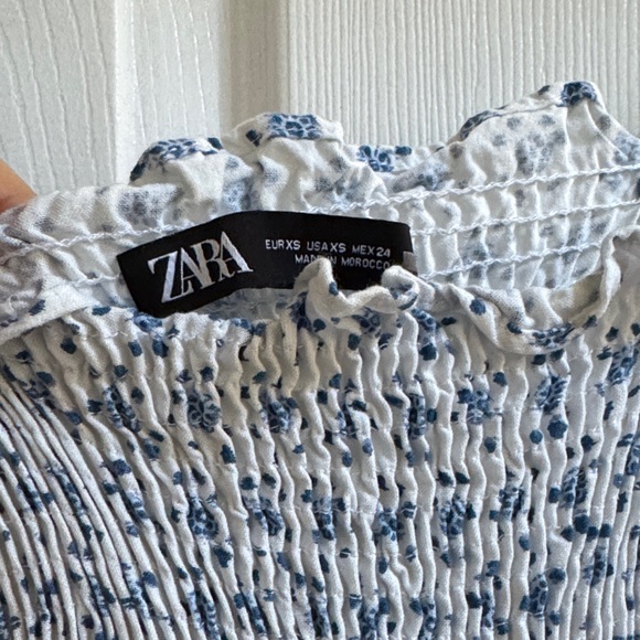 ZARA / Women's Blue Maxi Dress - Picture 3 of 5